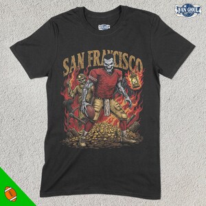 San Francisco Football Shirt, American Team Sports Tee, US Sports Clothing, Football Fan Gift, Football Lover Apparel, Vintage Merch, 49er