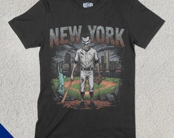 New York v2 Baseball Shirt, NY Baseball, Sports Team Clothing, Baseball Fan Gift, Baseball Lover Apparel, Vintage Baseball, Yankee