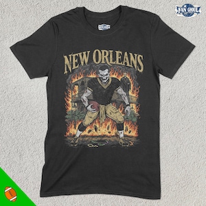 New Orleans Football Shirt, American Team Sports Tee, US Sports Clothing, Football Fan Gift, Football Apparel, Vintage Football Merch, Saint