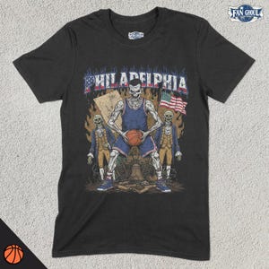 Philadelphia Basketball Shirt, American Team Sports Tee, US Sports Clothing, Basketball Fan Gift, Basketball Lover Apparel, Vintage, 76er