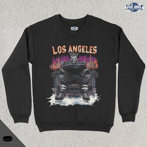 Los Angeles Hockey Crewneck, Retro Team Sports Sweatshirt, US Sports Clothing, Hockey Fan Gift, Hockey Apparel, Vintage Merch, King Shirt