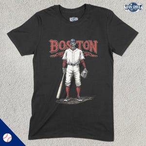 Boston Baseball Shirt, American Team Sports Tee, US Sports Clothing, Baseball Fan Gift, Baseball Lover Apparel, Vintage Baseball Merch