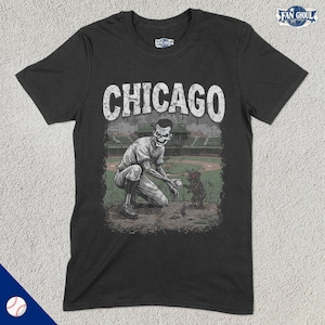Chicago v2 Baseball Shirt, Illinois Baseball, Sports Team Clothing, Baseball Fan Gift, Baseball Lover Apparel, Vintage Baseball, Cub