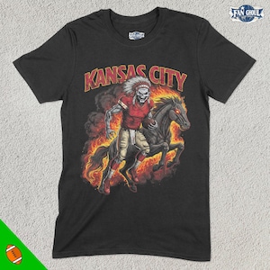 Kansas City Football Shirt, American Team Sports Tee, US Sports Clothing, Football Fan Gift, Football Apparel, Vintage Football Merch, Chief
