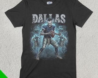 Dallas Football Shirt, American Team Sports Tee, US Sports Clothing, Football Fan Gift, Football Apparel, Vintage Football Merch, Cowboy