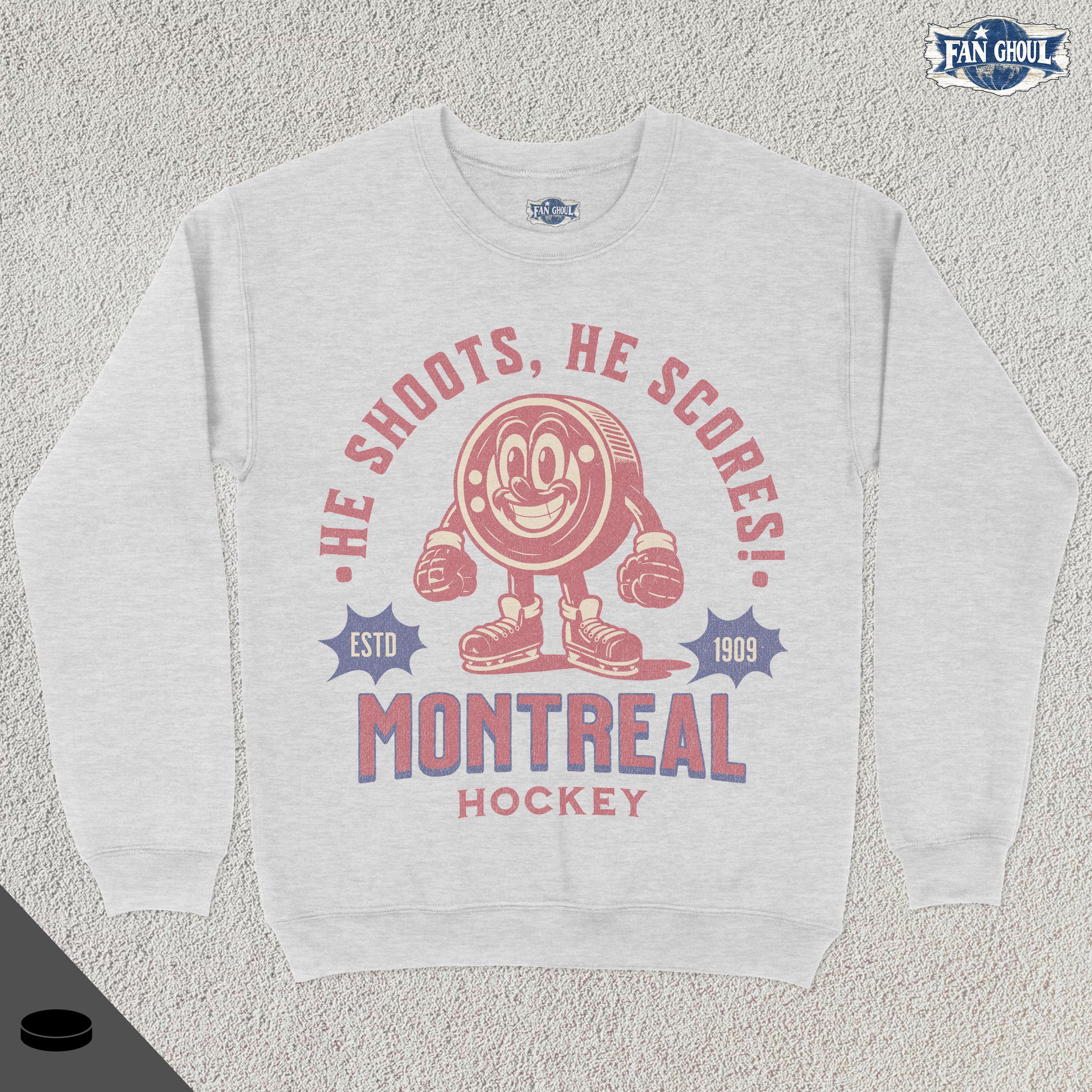 Maillot Vintage Canadiens De Montréal - CCM Années 80 - Blanc Et Rouge - Taille M