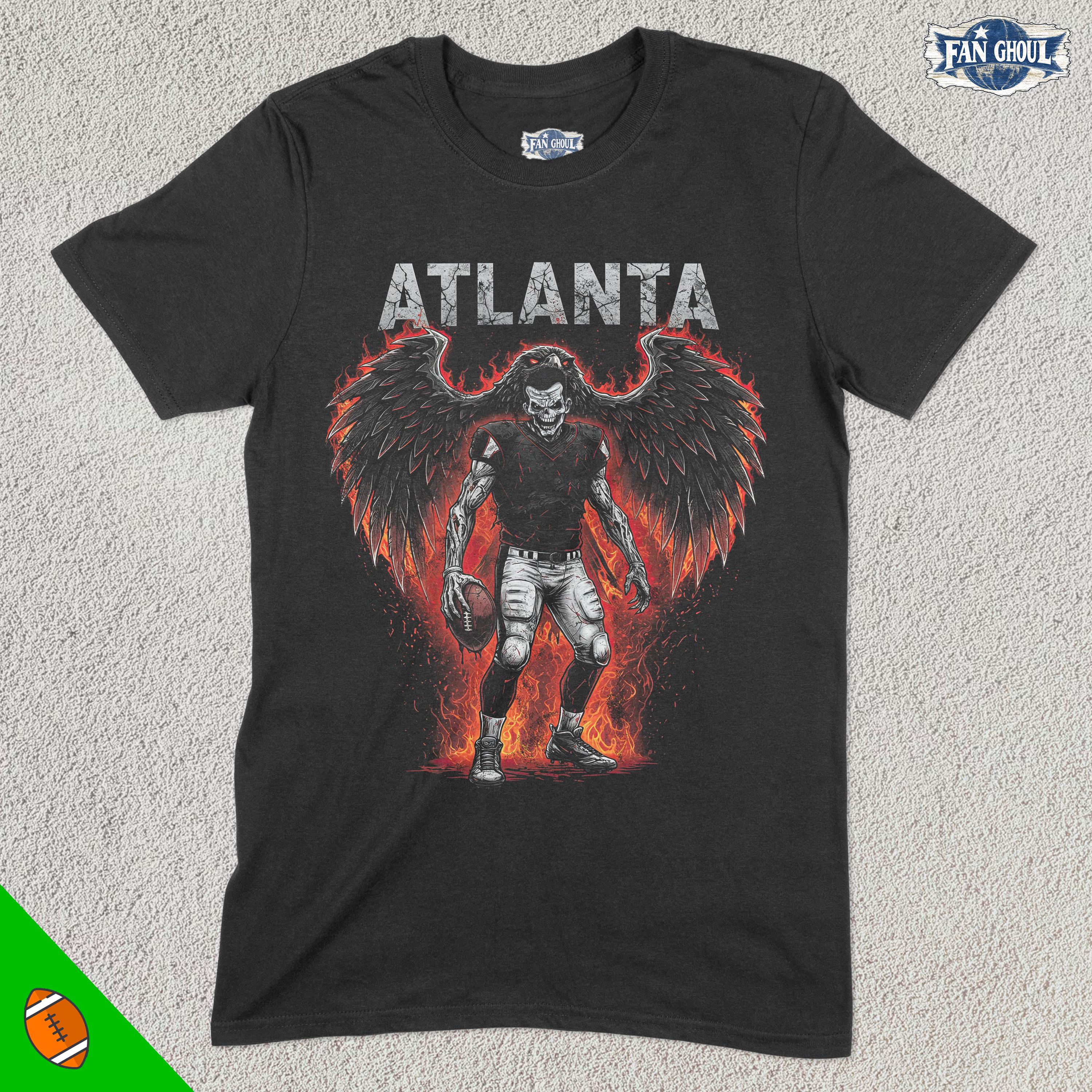 Atlanta Football Shirt, American Team Sports Tee, US Sports Clothing, Football Fan Gift, Football Apparel, Vintage Football Merch, Falcon