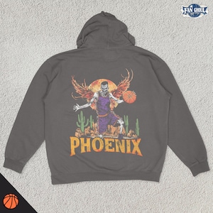 Phoenix Basketball Hoodie, American Sports Sweater, America Sports Clothing, Basketball Fan Gift, Basketball Apparel, Vintage Hoodie, Sun