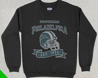 Vintage Philadelphia Football Crewneck, American Sports Sweatshirt, US Sports Clothing, Football Fan Gift, Football Lover Apparel, Vintage