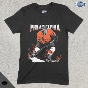 Philadelphia Hockey Shirt, Retro Team Sports Tee, Sports Clothing, Hockey Fan Gift, Hockey Lover Apparel, Vintage Hockey Merch, Flyer Shirt