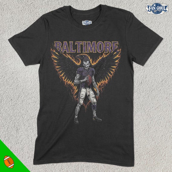 Baltimore Football Shirt, American Team Sports Tee, US Sports