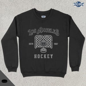 Vintage Los Angeles Hockey Crewneck, American Sports Sweatshirt, US Sports Clothing, Hockey Fan Gift, Hockey Apparel, Vintage Sweater, King