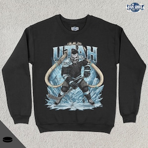Utah v2 Hockey Crewneck, Sports Sweatshirt, US Sports Club Clothing, Hockey Fan Gift, Hockey Apparel, Vintage Hockey Sweater, Mammoth Club