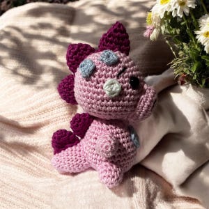 Dinosaur Crochet Pattern Dino Amigurumi Pattern Dinosaur Amigurumi Crochet PDF Pattern Amigurumi Animal Step by Step Pattern Guide