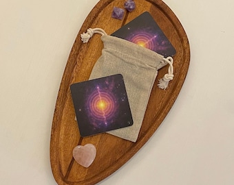 Energetische Untersetzer (6er-Set) – Wasser energetisieren | Spirituelle Coaster mit Lichtsymbolen & Baumwolltasche, Wasser Energizer