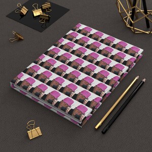 MAGA-Inspired Young Donald Trump Covered Journal: A Patriotic Republican&#39;s Creative Companion, Hardcover Matte, Gifts