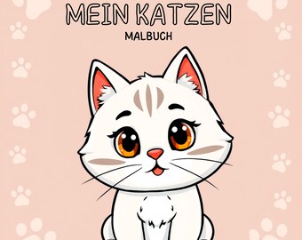 猫の塗り絵・かわいいぬり絵