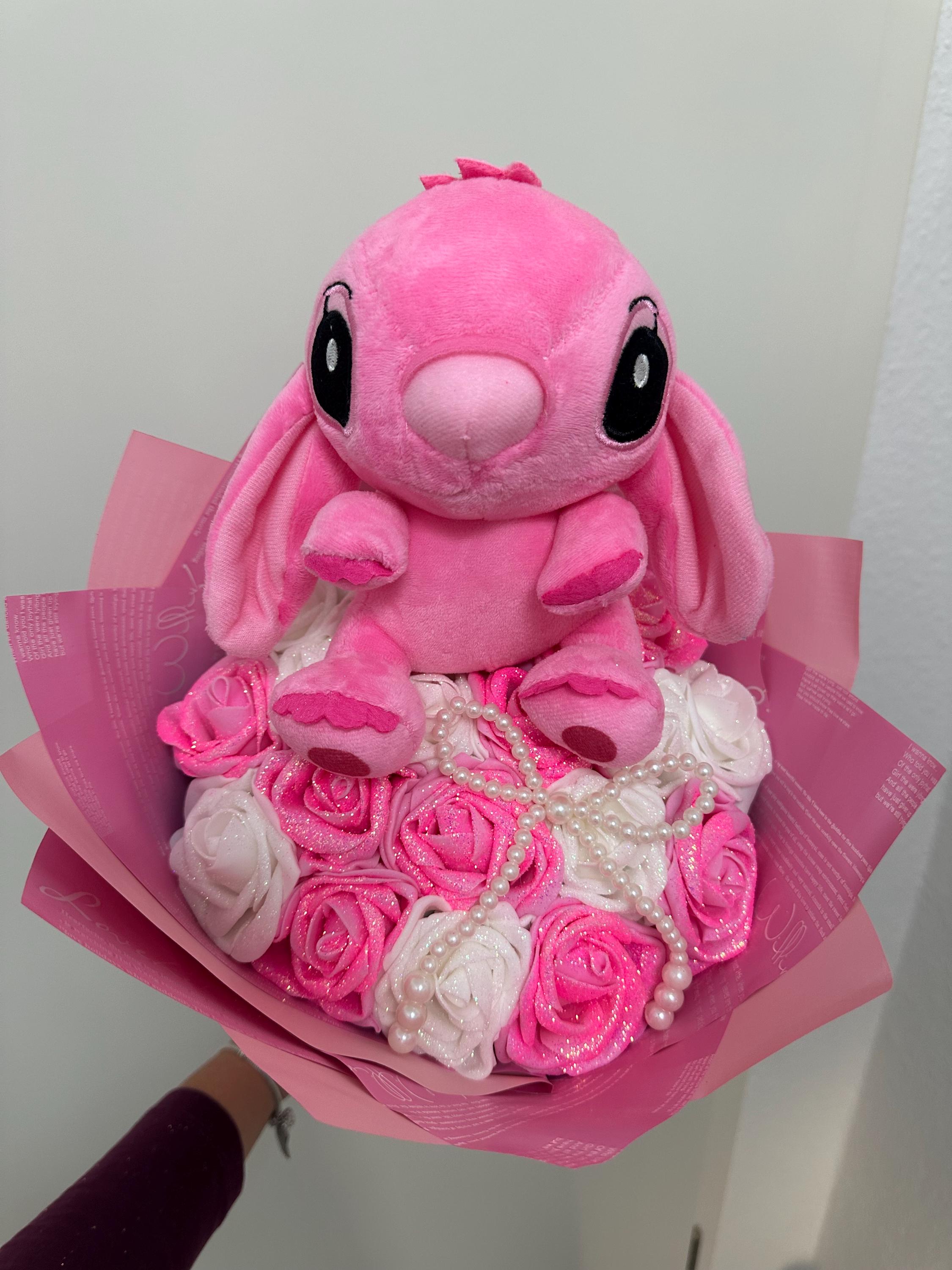 Stitch Eternal Roses Stitch - Plush Eternal Rose Bouquet. Gift for Couples for Anniversary ...