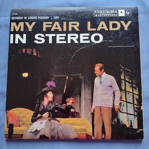 My Fair Lady LP de vinilo con Julie Andrews y Rex Harrison grabado en Londres en 1959