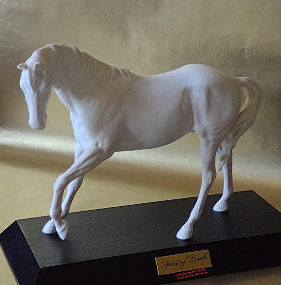 ベスウィック BESWICK 英国イングランド 馬 ホワイトホース 置物 Vintage Beswick England 