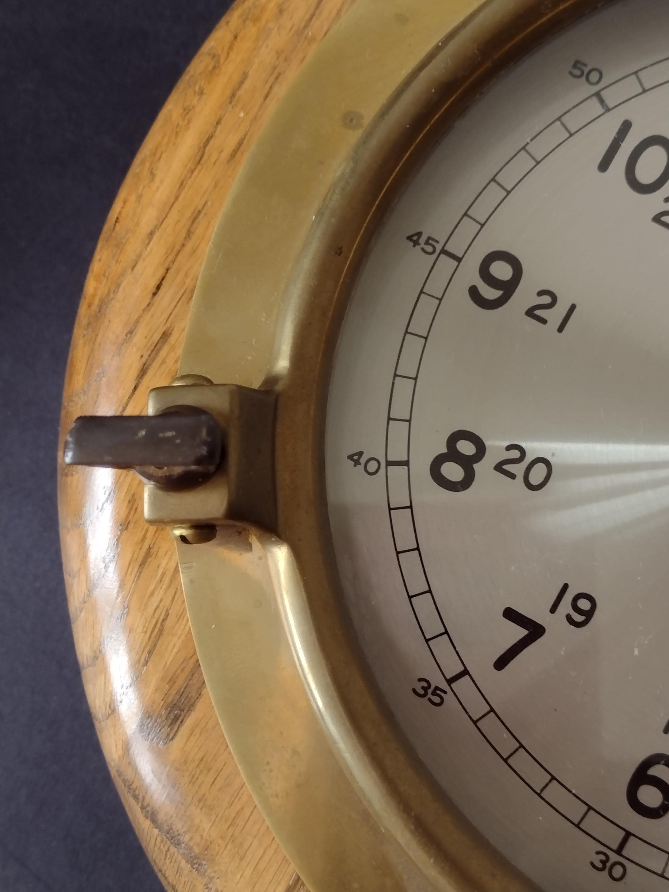 Working Bell Clock Ship's Clock USA Quartz Japan Tochigi Tokei Co