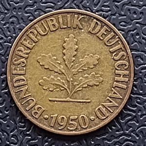 5 pfennig 1950 - Etsy 日本