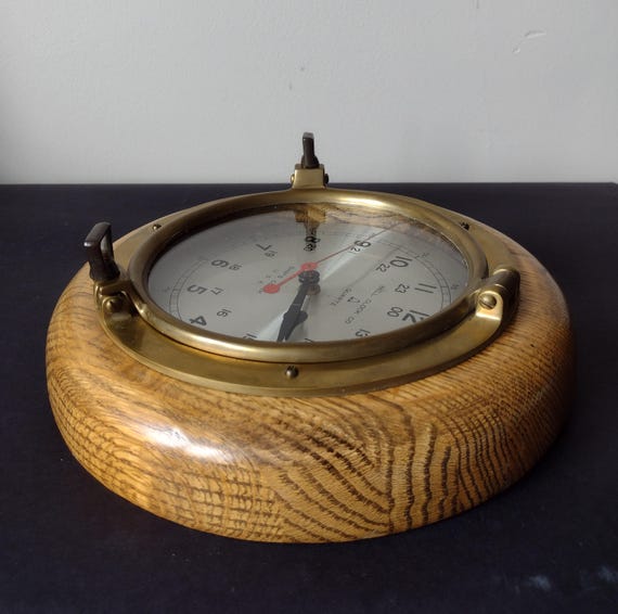 Working Bell Clock Ship's Clock USA Quartz Japan Tochigi Tokei Co