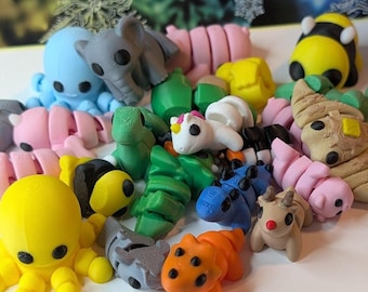 Mini Articulated Animals | Wiggle Waggle | Pocket Pets | Ready to ship