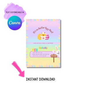 Easter Egg Hunt Invitation Template