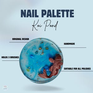 Nail art palette 2in1 ,,Koi pond&quot;