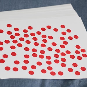 Tarjetas didácticas de matemáticas de Doman: Punto rojo para aprendizaje temprano (Descargar PDF) imagen 3