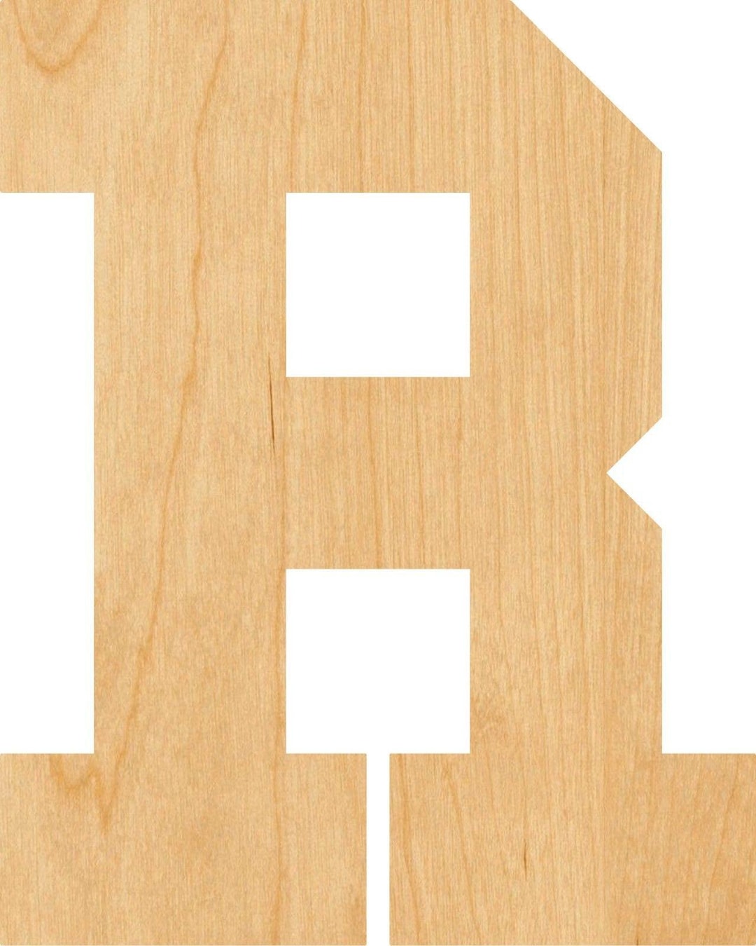 Letter R Wooden Laser Cut Out Shape - Great for Crafting - Hobbyist - D ...