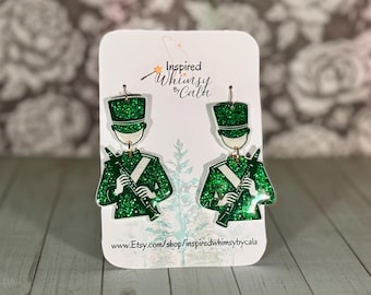 Marching Band Player Earrings