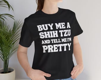 Camiseta engraçada Shih Tzu: presente para amantes de cães