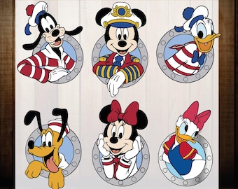 Custom Disney Cruise 2026 DTF Transfer, Personalize Mickey and Friends Iron On Heat Press