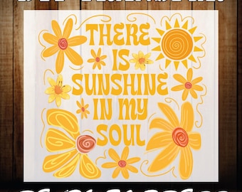 Sunshine In My Soul DTF Print: Summer Vibes Iron On Transfer
