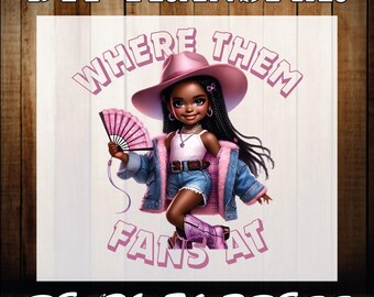 Colorful Cowgirl Boots DTF Transfer: Western Heat Press Design