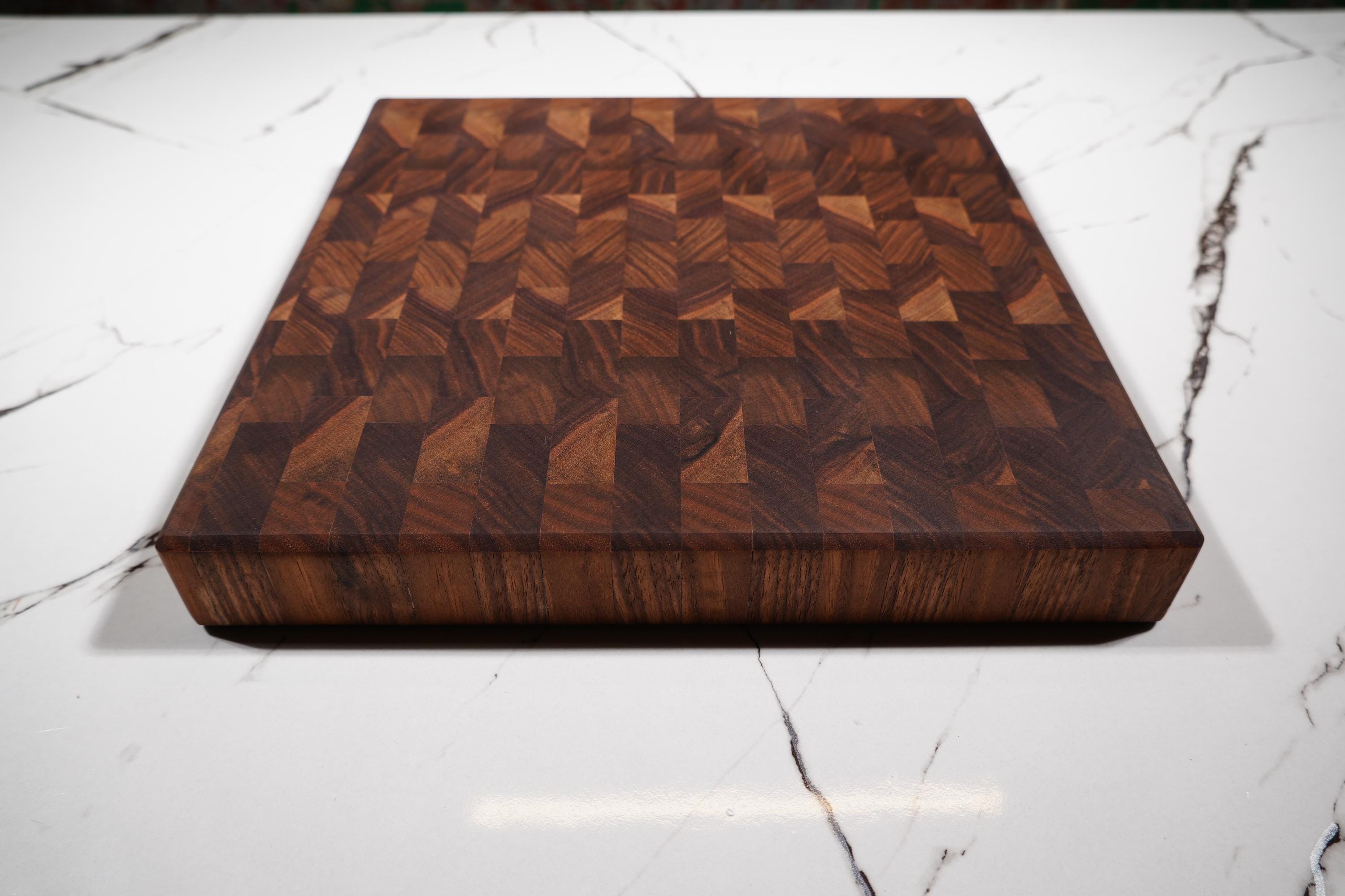 Hand Made Walnut End Grain Cutting Board