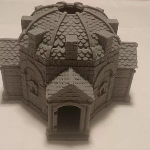 Ancient Mausoleum Terrain | 28-32mm Dark Realms Fantasy 3D-Printed RPG & Wargaming Scenery for DnD and Pathfinder