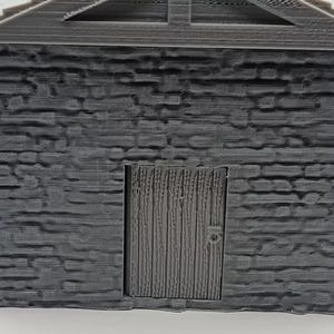 Medieval Cottage with Scatter Props | 3D-Printed RPG Terrain for Tabletop Games like D&D and Wargaming 28mm/32mm Scale