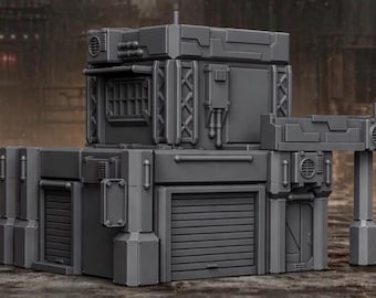 Neo City Building 2 | Sci-Fi Terrain for 28–32mm RPGs | Cyberpunk Tabletop Building & Wargaming Scenery