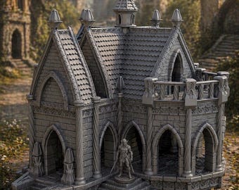 Silver Haven Pavilion | Gothic Chapel Terrain 28–32mm