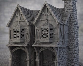 Medieval Shop Building | Briarwood Shop 1 28–32mm RPG Terrain