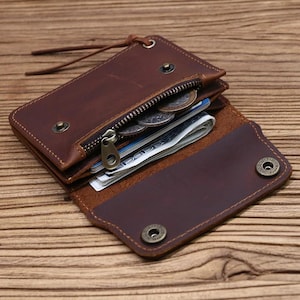 100% portefeuille en cuir véritable pour homme marque masculine vintage fait main court petit porte-monnaie pour homme avec poche à glissière pour monnaie