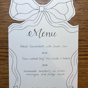 Handgemaakt strikdetailmenu