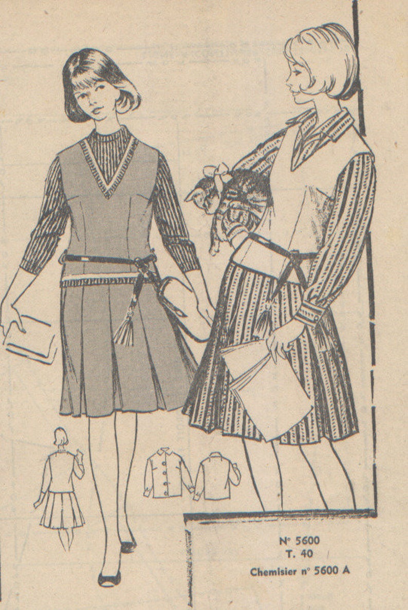sweater and skirt 60