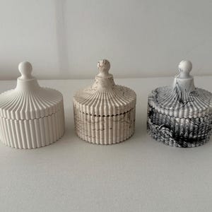 Schmuckdose, Schmuckbehälter, Jesmonite