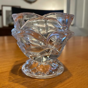 Partylite Radiant Rose Votive Crystal Candle Holder