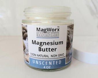 Organic Magnesium Cream: Whipped Mango Body Butter for Sleep & Muscle Relief
