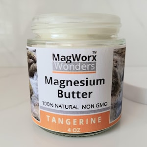 ORGANIC MAGNESIUM BUTTER - Magnesium Oil Cream - Magnesium Lotion - Topical Magnesium